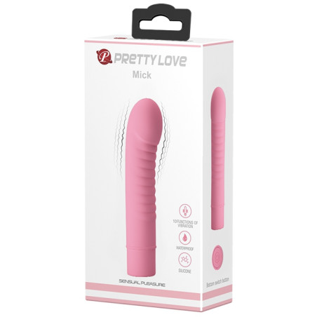 Vibromasseur MICK Pretty Love 10 x 2.7 cm Rose