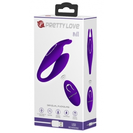 Stimulateur de clitoris BILL Pretty Love 10 x 3.3 cm Violet 2