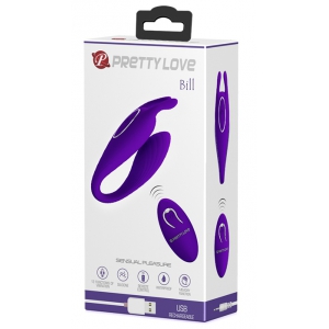 Stimulateur de clitoris BILL Pretty Love 10 x 3.3 cm Violet