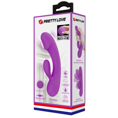 Vibro Rabbit DOREEN Pretty Love 13 x 3.8 cm Violet