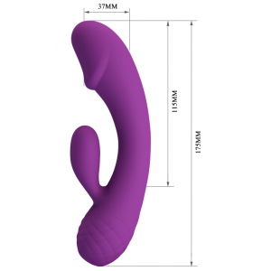 Vibro Rabbit DOREEN Pretty Love 13 x 3.8 cm Violet