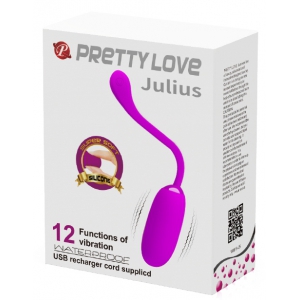 Oeuf vibrant JULIUS Pretty Love 7.8 x 3.3cm Violet