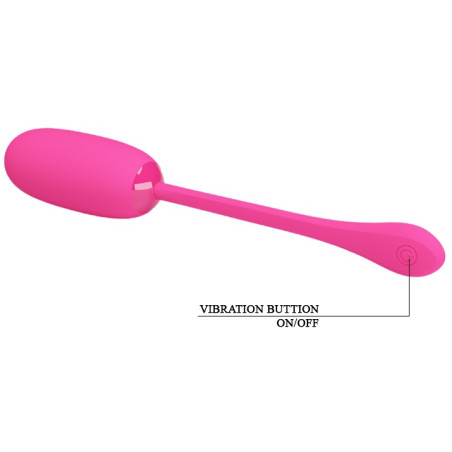 Oeuf Vibrant JULIUS Pretty Love 7.8 x 3.3 cm Rose