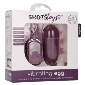 Oeuf vibrant sans fil SPLASH 8 x 3.4 cm Violet 2
