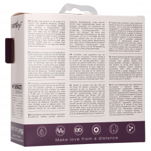 Oeuf vibrant sans fil SPLASH 8 x 3.4 cm Violet