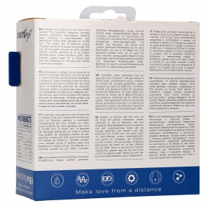 Oeuf Vibrant sans fil SPLASH 8 x 3.4 cm Bleu