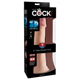 Gode réaliste King Cock 3D | Triple Density 9 - 23 x 5 cm 2