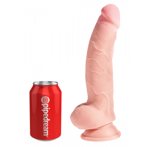 Gode réaliste King Cock 3D TRIPLE DENSITY 8 - 19 x 4.5 cm
