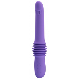 Gode avec poussée PAZUZU 15 x 3.5 cm Violet