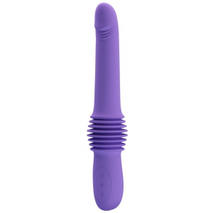 Gode avec poussée PAZUZU 15 x 3.5 cm Violet