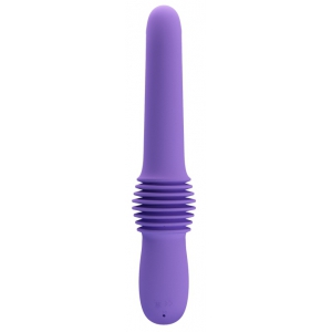 Gode avec poussée PAZUZU 15 x 3.5 cm Violet