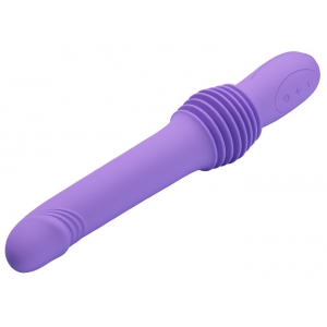 Gode avec poussée PAZUZU 15 x 3.5 cm Violet