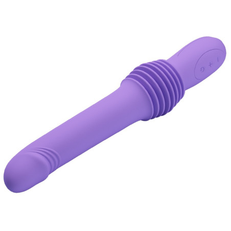 Gode avec poussée PAZUZU 15 x 3.5 cm Violet