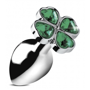 Plug bijou anal LUCKY GEM Trèfle 9 x 4 cm