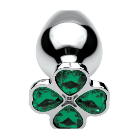Plug Bijou Anal LUCKY GEM Trèfle 7.5 x 3.2 cm