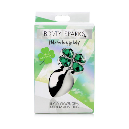Plug Bijou Anal LUCKY GEM Trèfle 7.5 x 3.2 cm
