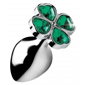 Plug Bijou Anal LUCKY GEM Trèfle 7.5 x 3.2 cm