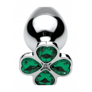 Plug bijou anal LUCKY GEM Trèfle 9 x 4 cm