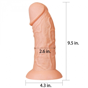 Gode réaliste CURVED 20 x 6.5 cm | Sextoy anal de Lovetoy