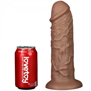 Gode XL CHUBBY DILDO de LoveToy | 23 x 6.5 cm Couleur marron