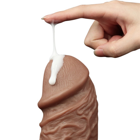 Gode XL CHUBBY DILDO de LoveToy | 23 x 6.5 cm Couleur marron