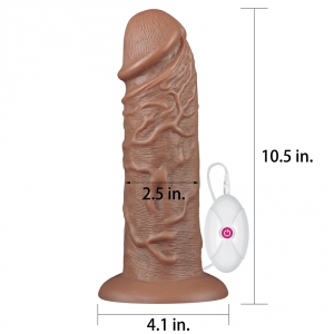 Gode Vibrant XL CHUBBY DILDO 23 x 6.5 cm Marron