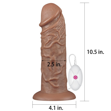 Gode Vibrant XL CHUBBY DILDO 23 x 6.5 cm Marron
