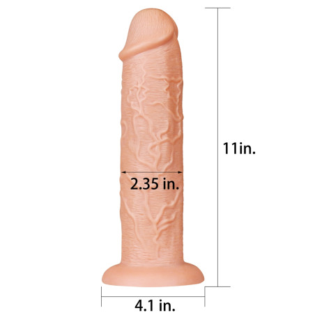 Gode XL réaliste LONG DILDO | Marque Lovetoy 25 x 6 cm