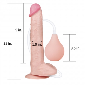 Gode réaliste Ejaculateur SQUIRT 22 x 4.5 cm