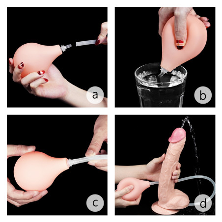Gode réaliste Ejaculateur SQUIRT 22 x 4.5 cm