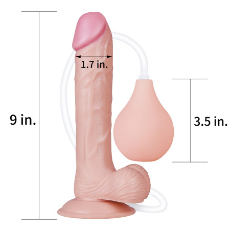 Gode réaliste Ejaculateur SQUIRT 18 x 4.5 cm