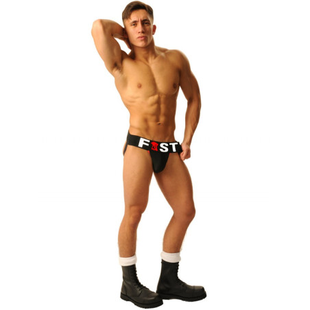 Jockstrap FIST LOGO Noir