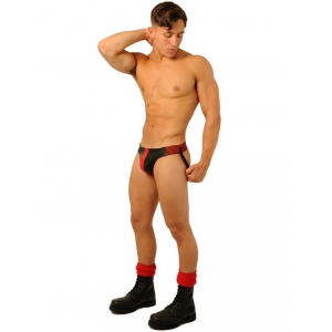 Jockstrap FIST LEATHER Rouge