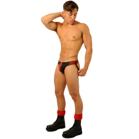 Jockstrap FIST LEATHER Rouge