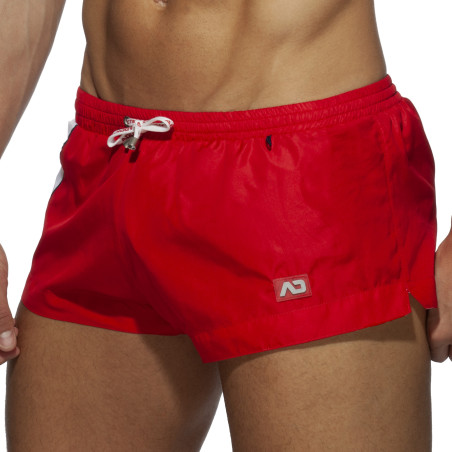 Short de bain RACING SIDE Rouge