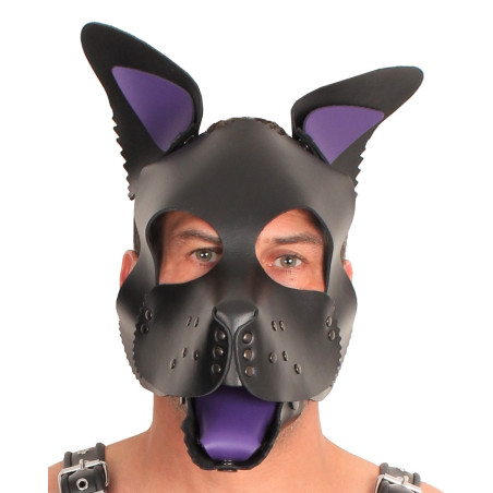 Oreilles en cuir et Langue PUPPY Violet | Accessoires de Dog Training