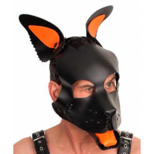 Oreilles en cuir et Langue PUPPY Orange | Accessoires de Dog training