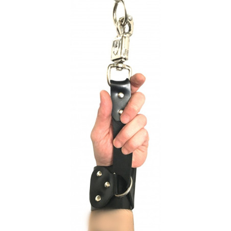 Menottes en Cuir avec Mousqueton Safe