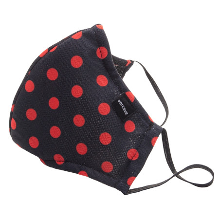 Masque Filtrant C95 MAJOR GENERAL MICHELINHO Noir et Rouge