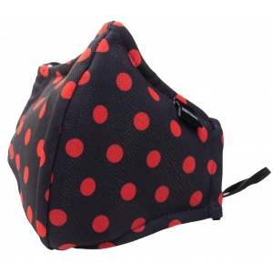 Masque Filtrant C95 MAJOR GENERAL MICHELINHO Noir et Rouge