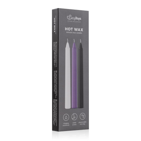 Bougies sensuelles HOT WAX 17cm