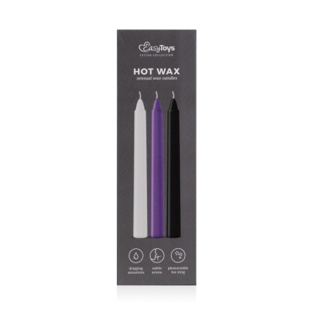 Bougies sensuelles HOT WAX 17cm