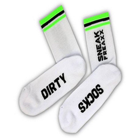 Chaussettes DIRTY Blanc-Vert