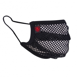 Sur-masque lavable Mesh plissé Noir