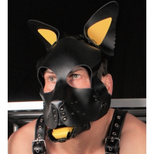 Oreilles et Langue en cuir PUPPY Jaune | Accessoire de Dog training