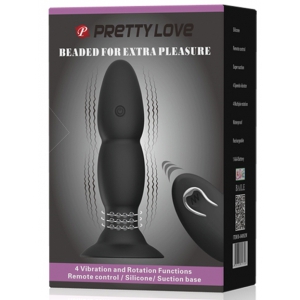 Plug Vibrant EXTRA PLEASURE de Pretty Love 13 x 3.5 cm