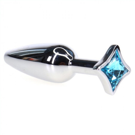 Plug bijou anal LONG DIAMOND 10  x 2.7 cm