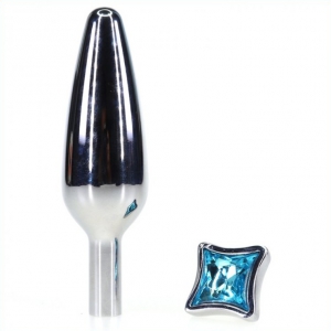Plug bijou anal LONG DIAMOND 10  x 2.7 cm