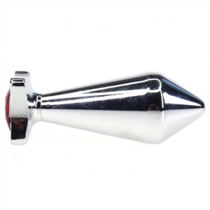 Plug anal avec bijou BLOCK 6 x 2.7 cm