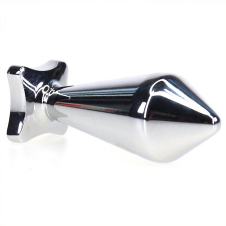 Plug anal avec bijou BLOCK 6 x 2.7 cm